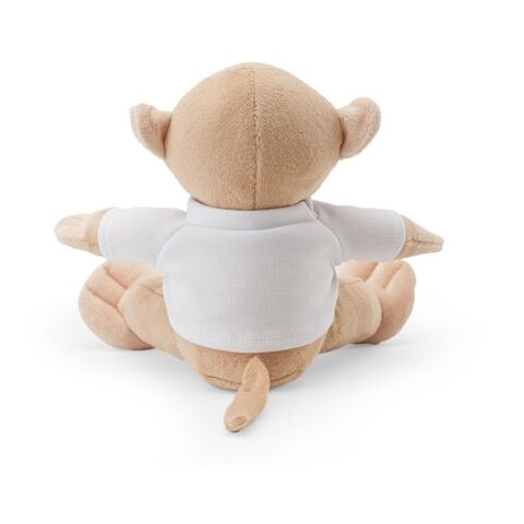 MONKY. Plüschtier in Form eines Affen mit T-Shirt Hellbraun | ohne Werbeanbringung | Nicht verfügbar | Nicht verfügbar | Nicht verfügbar