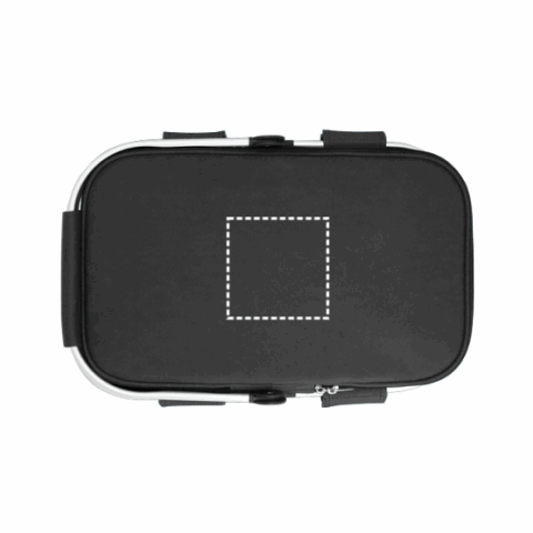 BASKIT. Flexibler Picknickkorb aus 600D 25 L schwarz | ohne Werbeanbringung | Nicht verfügbar | Nicht verfügbar | Nicht verfügbar