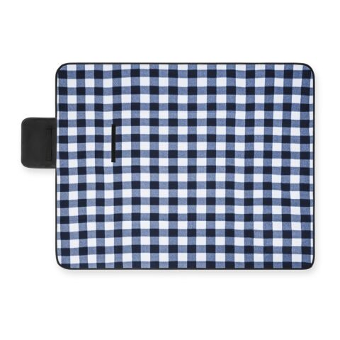 RILEY II. EPE-beschichtete Picknickdecke (180 g/m²) mit Muster Blau