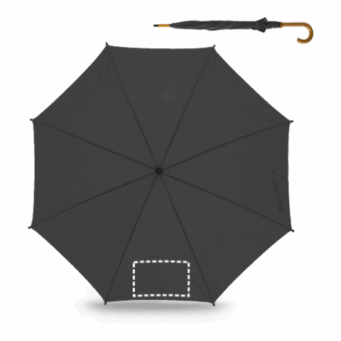 BETSEY. Regenschirm aus 190T-Polyester schwarz | ohne Werbeanbringung | Nicht verfügbar | Nicht verfügbar | Nicht verfügbar