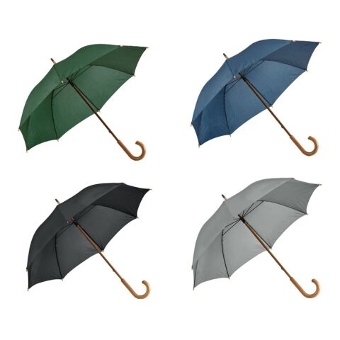 BETSEY. Regenschirm aus 190T-Polyester Schwarz | ohne Werbeanbringung