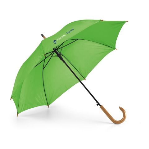 PATTI. Regenschirm aus 190T-Polyester mit automatischer Öffnung Schwarz | ohne Werbeanbringung | Nicht verfügbar | Nicht verfügbar | Nicht verfügbar