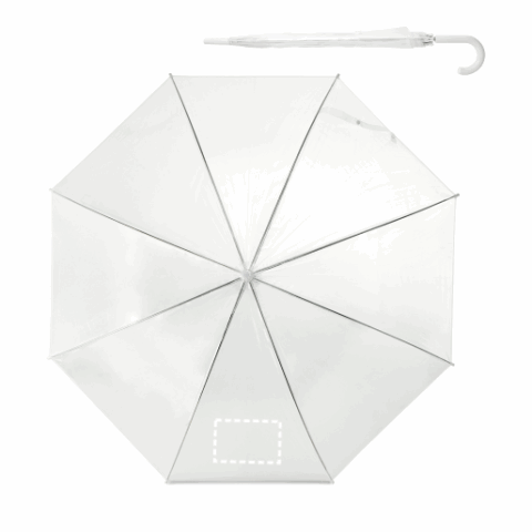 NICHOLAS. Transparenter POE-Regenschirm mit automatischer Öffnung transparent klar | ohne Werbeanbringung | Nicht verfügbar | Nicht verfügbar | Nicht verfügbar