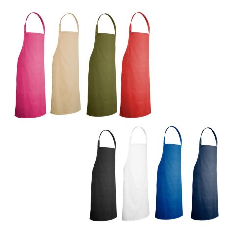 CUMIN. Schürze aus Baumwolltwill (180 g/m²) Rosa | ohne Werbeanbringung