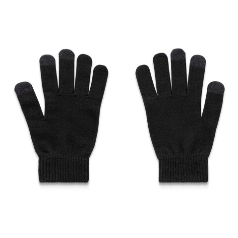 BURROW. Handschuhe aus recyceltem Polyester (100% rPET), mit Tastspitzen schwarz | ohne Werbeanbringung | Nicht verfügbar | Nicht verfügbar | Nicht verfügbar