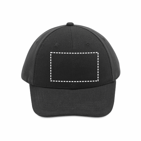 CHRISTOPHE. Sandwichmütze aus 100% Baumwolle (260 g/m²) schwarz | ohne Werbeanbringung | Nicht verfügbar | Nicht verfügbar | Nicht verfügbar