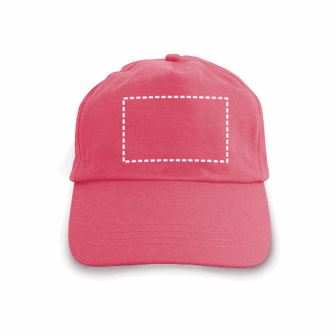 CAMPBEL. Kappe aus Polyester Rosa | ohne Werbeanbringung | Nicht verfügbar | Nicht verfügbar | Nicht verfügbar