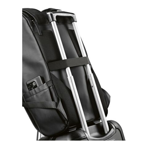 Lisbon 20L Rucksack aus rPU. Laptops bis 15.6" Schwarz | ohne Werbeanbringung | Nicht verfügbar | Nicht verfügbar | Nicht verfügbar