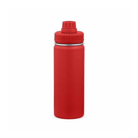 Salween Trinkflasche 560ml aus recy. Edelstahl.Doppelwandig, Doppelverschluss,Tragegriff Rot