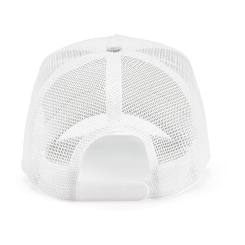 Zappa Kappe aus rPET und recy.Baumwolle. Mit Druckknopfverschluss Weiß | ohne Werbeanbringung | Nicht verfügbar | Nicht verfügbar | Nicht verfügbar