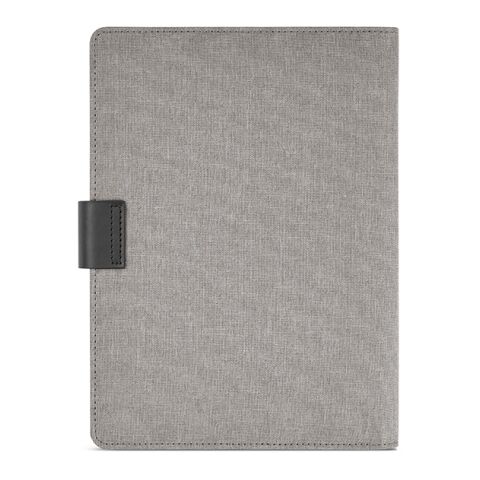 Tolstoy A5-Mappe rPET. Notizblock mit 64-seitigem FSC.Verschluss aus rPU Dunkelgrau | ohne Werbeanbringung | Nicht verfügbar | Nicht verfügbar | Nicht verfügbar