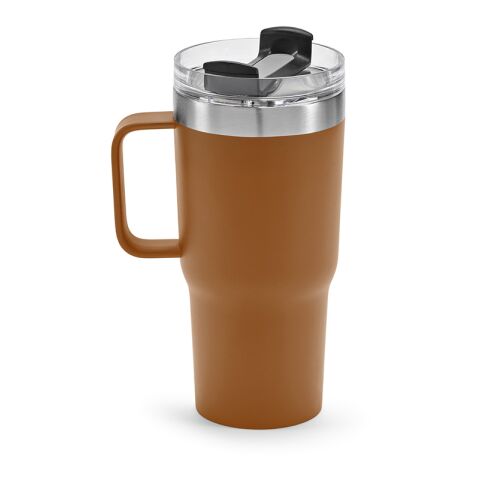 Neman Tasse recy.Edelstahl, 580 ml. Mit drehbarem Deckel Kamel | ohne Werbeanbringung | Nicht verfügbar | Nicht verfügbar | Nicht verfügbar