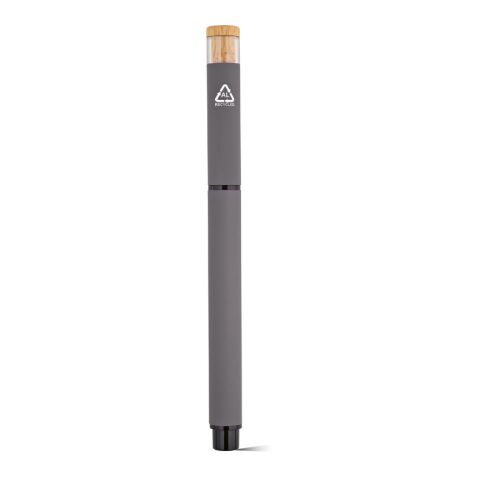 Thoreau Rollerball aus recy. Aluminium, blau, Dokumental®-Gel-Tinte 0,6km Marl Grey