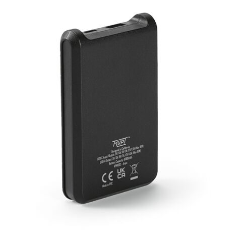 Ampx Powerbank aus rABS mit 6000 mAh.Lädt das Smartphone 2–3 Mal auf Schwarz | ohne Werbeanbringung | Nicht verfügbar | Nicht verfügbar | Nicht verfügbar