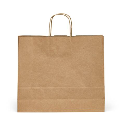 Vesuvio XL braune FSC®-Kraftpapiertasche aus Recyclingpapier, 115g/m² Beige | ohne Werbeanbringung | Nicht verfügbar | Nicht verfügbar | Nicht verfügbar