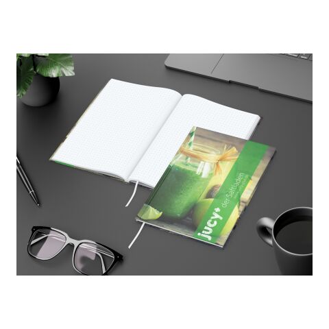 Notizbuch Memo-Book Umfang klein Hardcover individuell bedruckt DIN A5 | ohne Werbeanbringung | matt | Punktraster