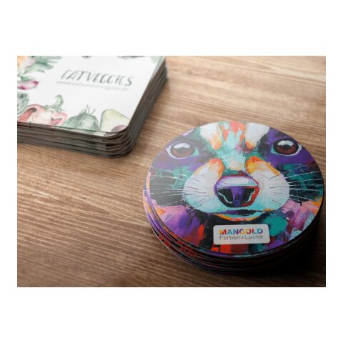 Bierdeckel beidseitig individuell gestaltbar Ø 100 mm | ohne Werbeanbringung | ohne Werbeanbringung | rund (Ø 100 mm)