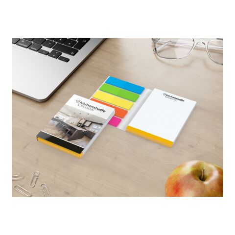 Haftnotiz-Set Bern Zettel klein Karton-Umschlag mit Buchöffnung 51 × 72 mm | ohne Werbeanbringung | ohne Werbeanbringung | matt