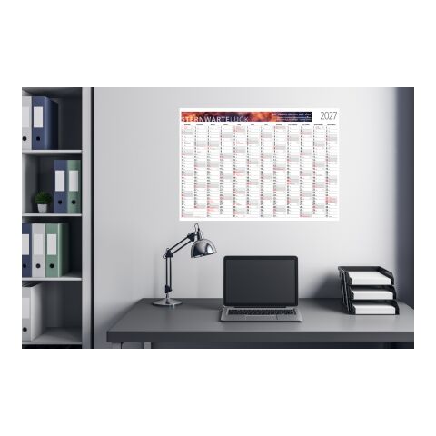Wandplaner Cosmos 841 × 594 mm Jan. – Dez. Weiß | DIN A1 (841 × 594 mm) | ohne Werbeanbringung | nein (plano)