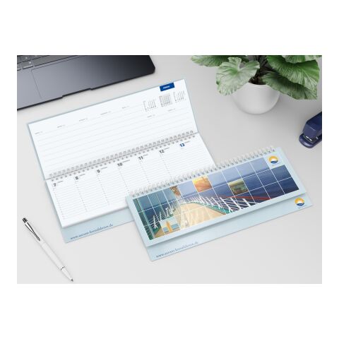 Tisch-Querkalender Master 1 Woche = 2 Seiten 8–21 Uhr 310 × 135 mm | ohne Werbeanbringung | Nicht verfügbar | Nicht verfügbar | Papier-Hardcover matt