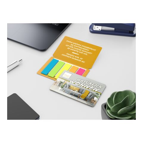 Haftmarker-Set Multi-Card Umschlag mikroperforiert 85 × 55 mm | ohne Werbeanbringung | ohne Werbeanbringung | Rechteck/Papier | glänzend