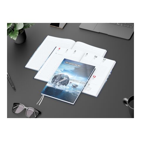 Wochenkalender vorne + Notizen hinten Note-Hybrid Ecken spitz Papier-Hardcover DIN A5 | ohne Werbeanbringung | glänzend