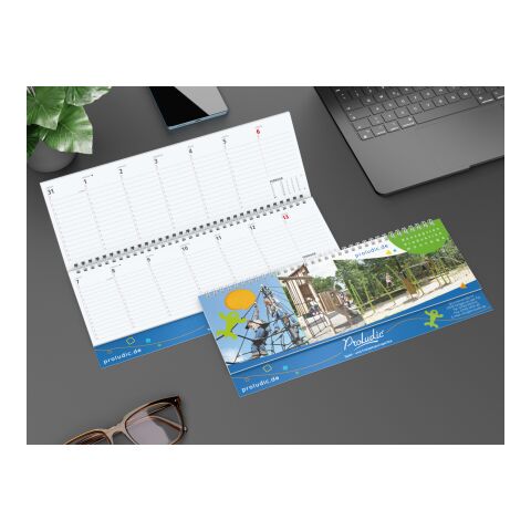 Tisch-Querkalender Signal 1 Woche = 1 Seite 8–20 Uhr 304 × 135 mm | ohne Werbeanbringung | ohne Werbeanbringung