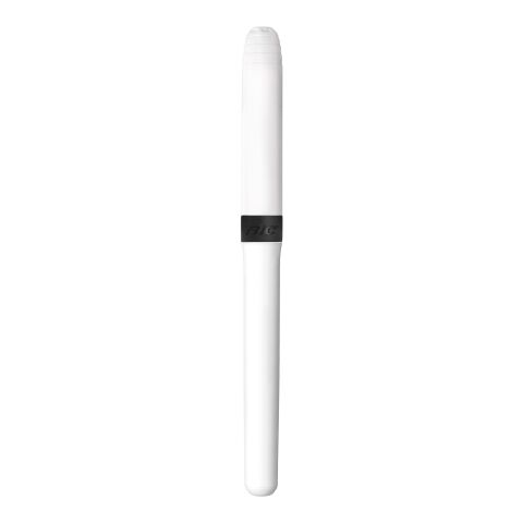 BIC® Mark-it Permanent Marker weiß-schwarz | 1-farbiger Siebdruck | Kappe-gegenüber vom Clip | 15.00 mm x 25.00 mm
