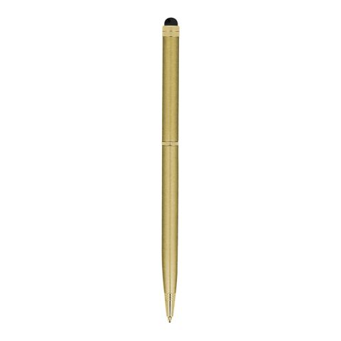 Sleek Stylus Executive Kugelschreiber gold | 1-farbiger Siebdruck | Kappe-gegenüber vom Clip | 10.00 mm x 24.00 mm