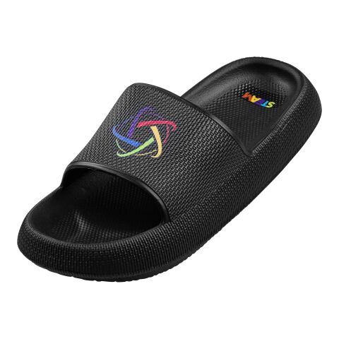 Badelatschen „Cloud“ Schwarz | 43.0 | ohne Werbeanbringung