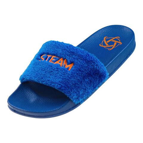 Badelatschen „Plush“ Königsblau | 44.0 | ohne Werbeanbringung