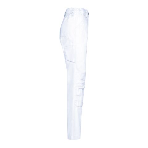 Damen-Arbeitshose mit mehreren Taschen, 310 g/m² weiß | 38 DE