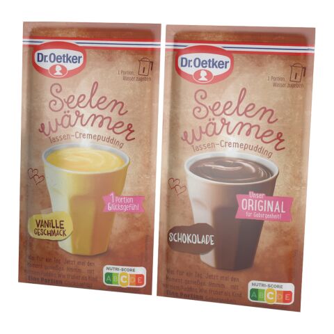 Dr. Oetker Tassenpudding in Faltkartonage Digitaldruck | Schoko