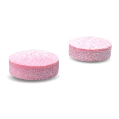 Upsters Koffeinbonbon Peppermint weiß | ohne Werbeanbringung | Standard-Folie | Vitamin-D Bonbon