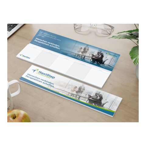 Haftnotizblock orgaLine Weekly Wochenplaner 306 × 73 mm | ohne Werbeanbringung | ohne Werbeanbringung | ohne Werbeanbringung | matt | Arbeitstage