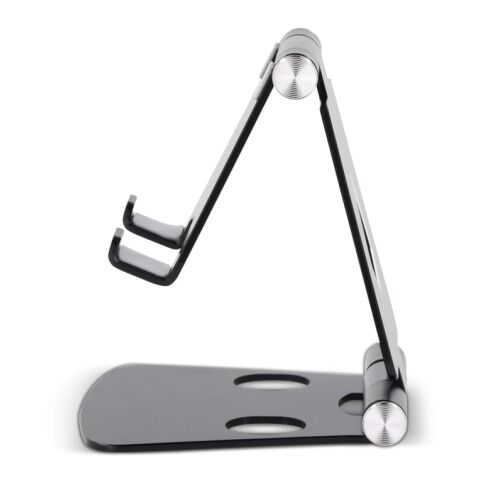 1207 | Foldable Smartphone Stand Schwarz | 1-farbiger Tampondruck | oberer Teil | 30 mm x 20 mm | Nicht verfügbar