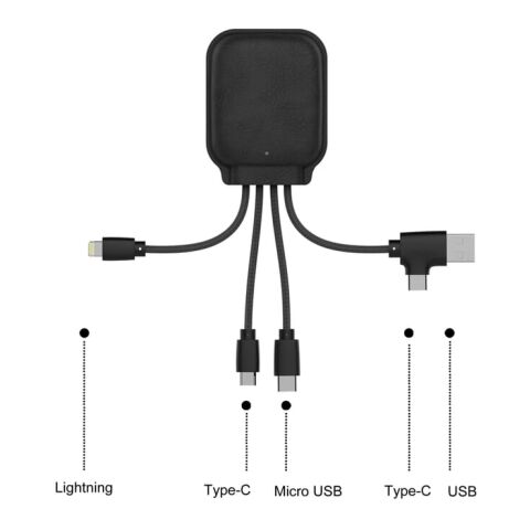 4001 | Xoopar Iné Gamma Charging cable with NFC and 3.000mAh Powerbank Schwarz | ohne Werbeanbringung | Nicht verfügbar | Nicht verfügbar | Nicht verfügbar