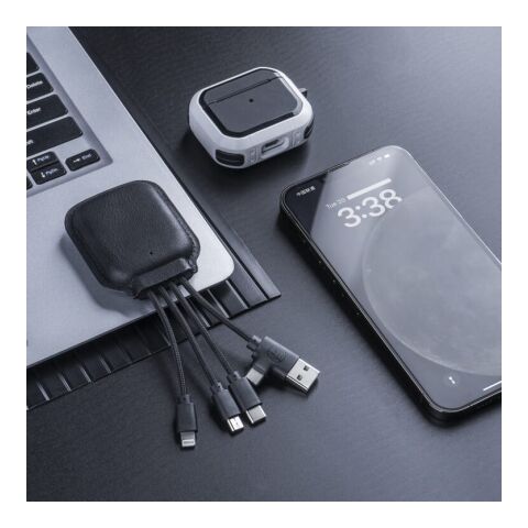 4001 | Xoopar Iné Gamma Charging cable with NFC and 3.000mAh Powerbank schwarz | ohne Werbeanbringung | Nicht verfügbar | Nicht verfügbar | Nicht verfügbar