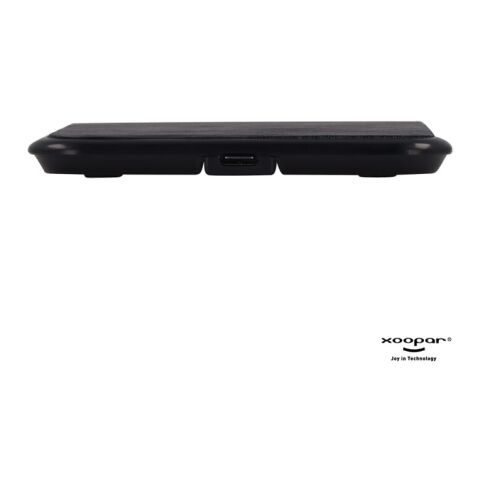 2259 | Xoopar Iné Wireless Fast Charger - Recycled Leather 15W schwarz | ohne Werbeanbringung | Nicht verfügbar | Nicht verfügbar | Nicht verfügbar