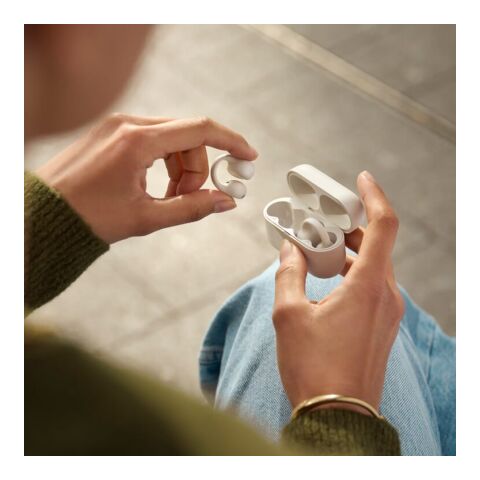 Philips TAQ2000 TWS-Ohrhörer mit offenem Ohr Weiss | ohne Werbeanbringung | Nicht verfügbar | Nicht verfügbar
