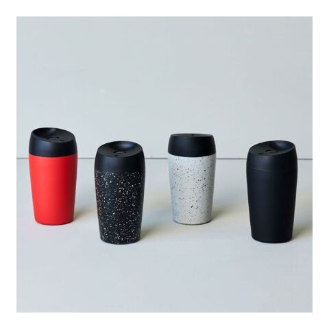 Sagaform Loke Reisebecher mit gummierter Oberfläche 240ml schwarz | ohne Werbeanbringung | Nicht verfügbar | Nicht verfügbar | Nicht verfügbar