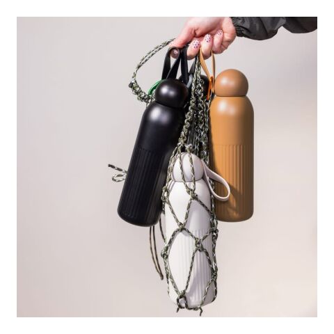 Sagaform Tekla Stahlisolierflasche (recycelt) 500 ml Schwarz | ohne Werbeanbringung | Nicht verfügbar | Nicht verfügbar