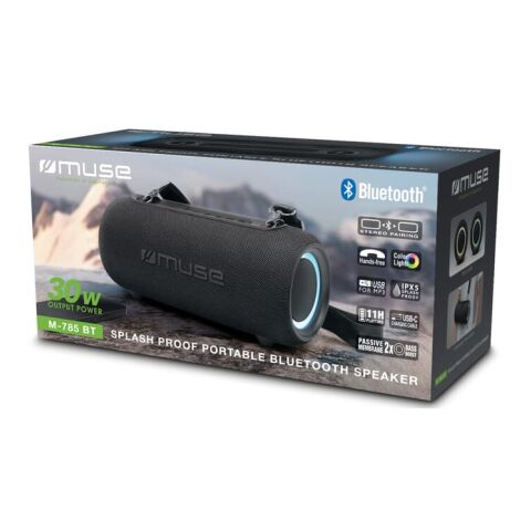 M-785 BT | Muse Bluetooth-Wasserdichter Lautsprecher 30 W Schwarz