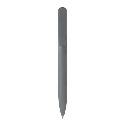 Kugelschreiber Slash Soft-Touch Hergestellt in Deutschland Grau | 3D Digitaldruck | in Verlängerung vom Clip, wenn Schreibpunkt aktiv ist | 55 mm x 6 mm | Nicht verfügbar