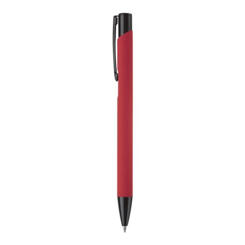 Kugelschreiber Alicante weiche Berührung Rot Weiß-Schwarz | Gravur | 90° vom Clip | 87 mm x 8 mm | Nicht verfügbar