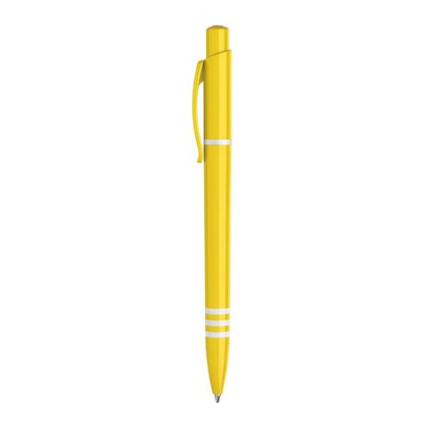 Kugelschreiber Tropic Colour hardcolour Gelb | 1-farbiger Siebdruck | 90° vom Clip | 45 mm x 25 mm | Nicht verfügbar