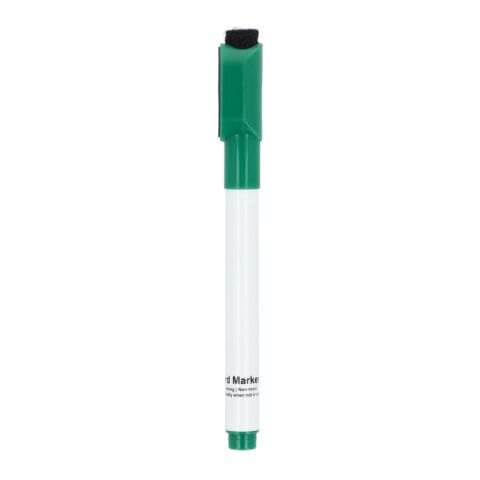 Whiteboard-Marker mit Magnet und Wischer Grün | ohne Werbeanbringung | Nicht verfügbar | Nicht verfügbar