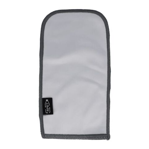R-PET Sublim Mikrofaserbrillenetui Weiss