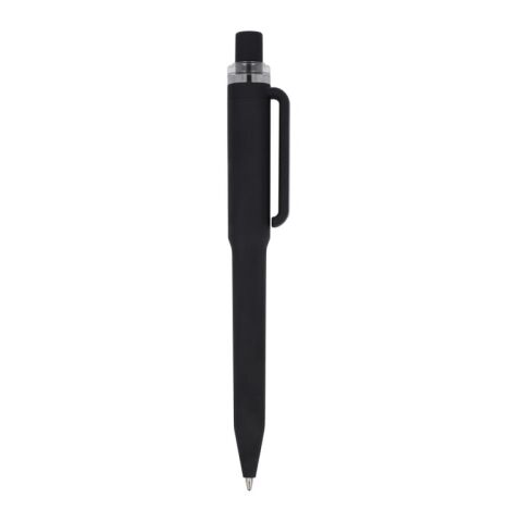 Ozzy-Stift mit Soft-Touch schwarz | 3D Digitaldruck | 90° vom Clip | 42 mm x 8 mm