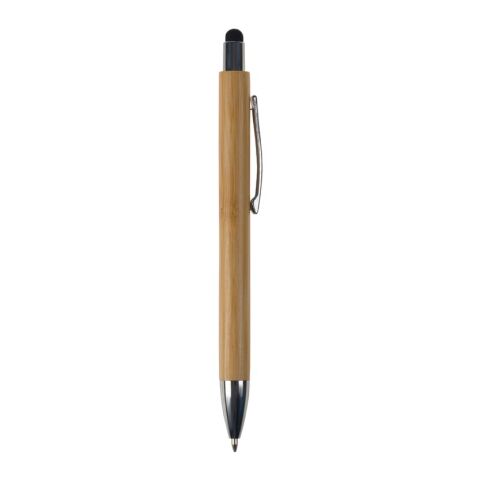 Bambus Kugelschreiber New York mit Touchpen Schwarz